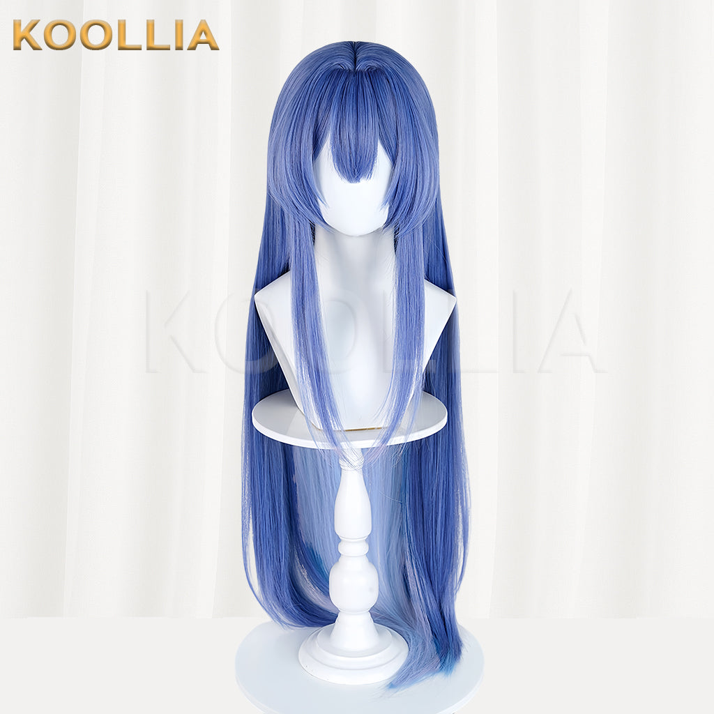 Azur Lane New Jersey Long Blue Hair Basic Wig
