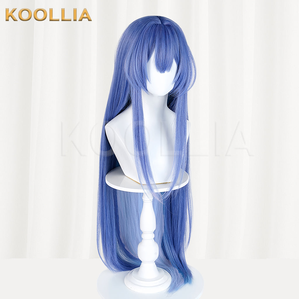 Azur Lane New Jersey Long Blue Hair Basic Wig