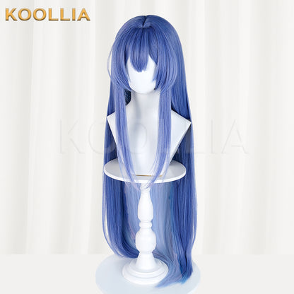 Azur Lane New Jersey Long Blue Hair Basic Wig