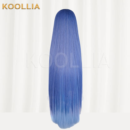 Azur Lane New Jersey Long Blue Hair Basic Wig