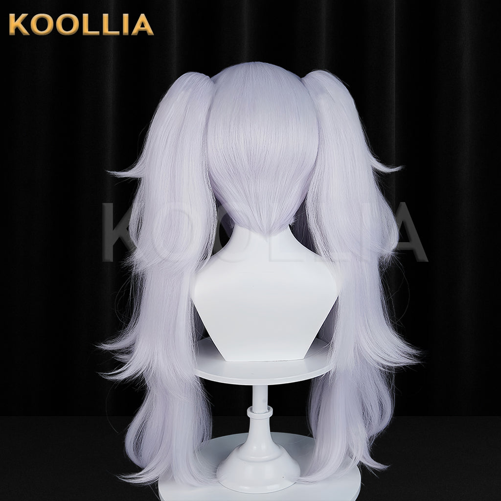 Blue Archive USS Laffey Long Silver Hair Basic Wig