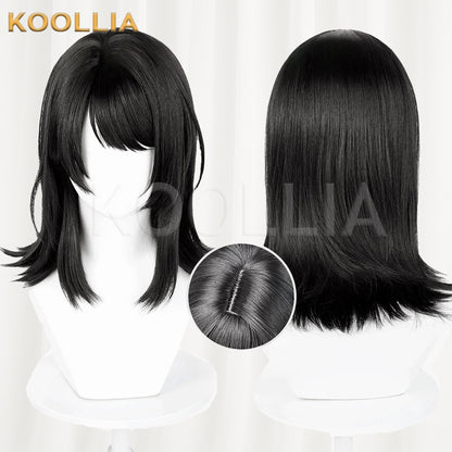 BanG Dream! It's MyGO!!!!! Umiri Yahata Short Black/Grey Hair Basic Wig