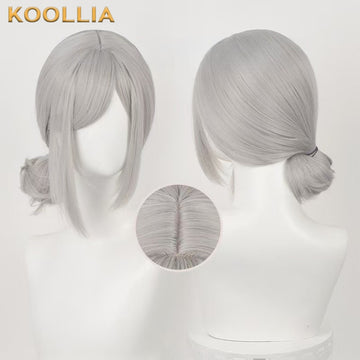 Reverse 1999 Vertin Long Silver Hair Basic Wig - KOOLLIA