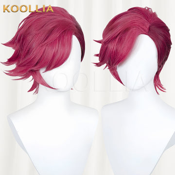 League of Legends & Arcane Vi Short Pink Hair Basic Wig - KOOLLIA