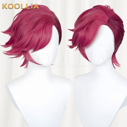 League of Legends & Arcane Vi Short  Hair Basic Wig