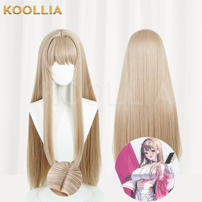 NIKKE：The Goddess of Victory Viper Long Linen Blonde Hair Basic Wig