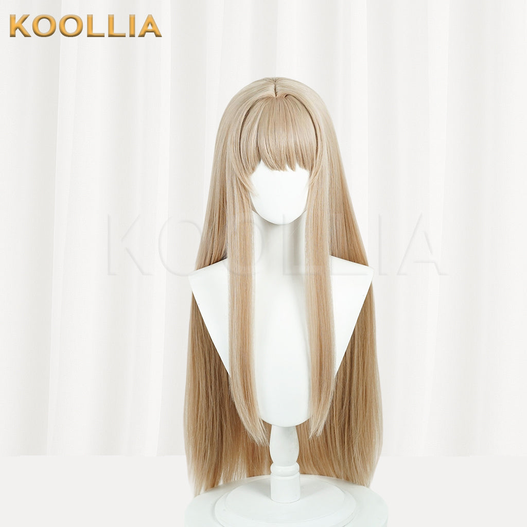 NIKKE：The Goddess of Victory Viper Long Linen Blonde Hair Basic Wig