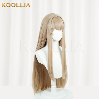 NIKKE：The Goddess of Victory Viper Long Linen Blonde Hair Basic Wig