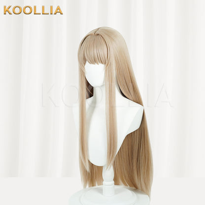 NIKKE：The Goddess of Victory Viper Long Linen Blonde Hair Basic Wig