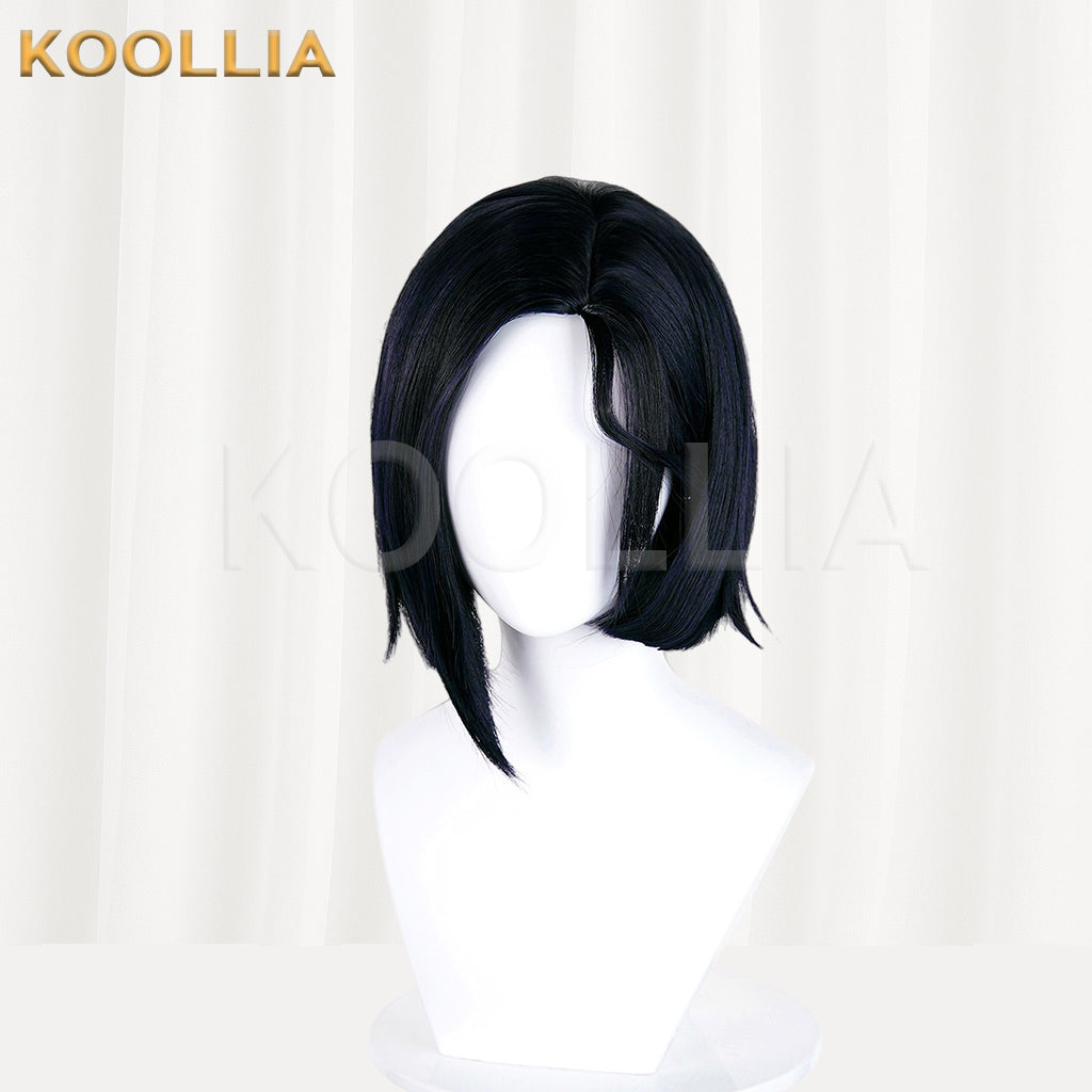 Valorant Viper Short Black Hair Basic Wig