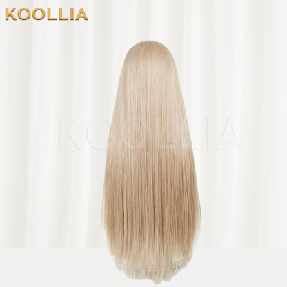 NIKKE：The Goddess of Victory Viper Long Linen Blonde Hair Basic Wig