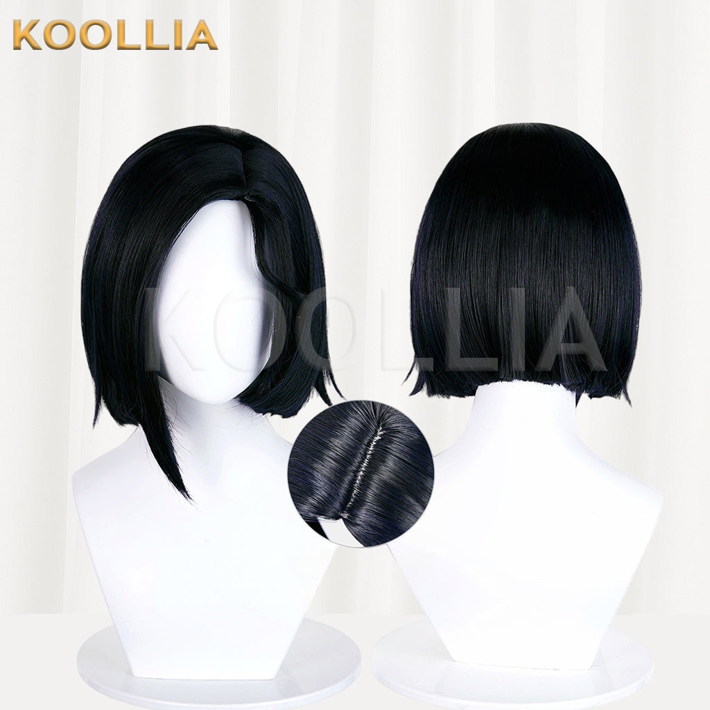 Valorant Viper Short Black Hair Basic Wig