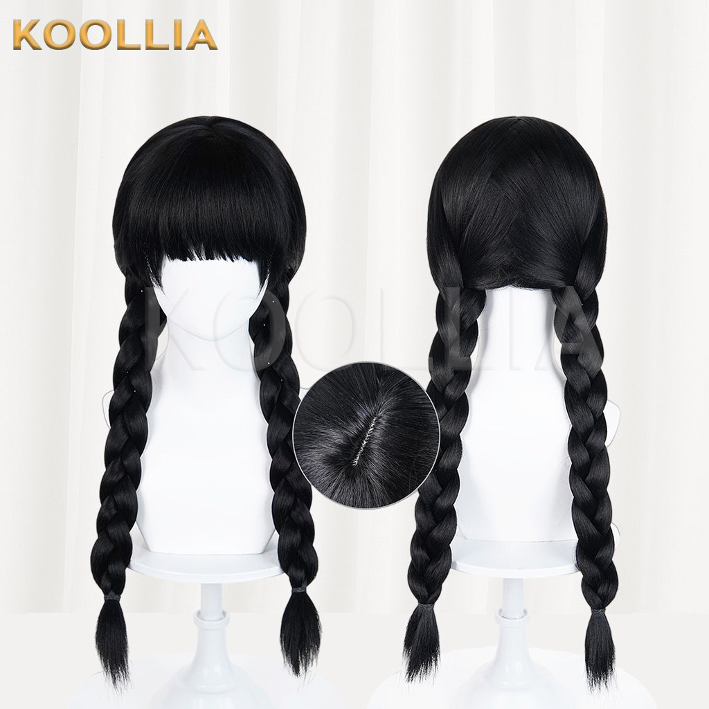 Wednesday Wednesday Long Black Hair Basic Wig