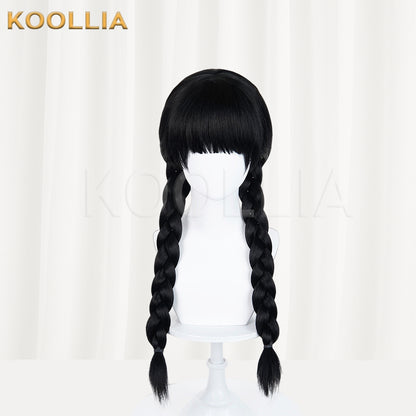 Wednesday Wednesday Long Black Hair Basic Wig