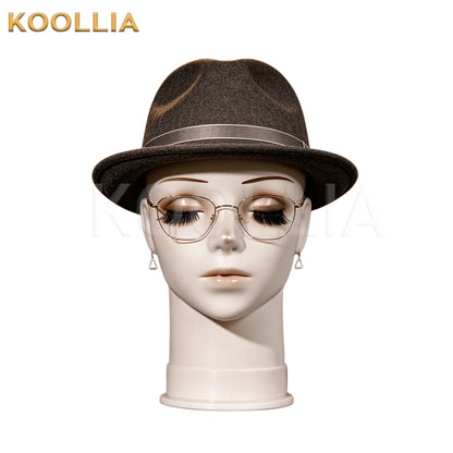 Premium Mannequin Head for Wigs – White Display Model for Cosplay Wigs