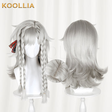 Reverse: 1999 Wildberry Short Grey Hair Basic Wig Multi-angle Display by koollia