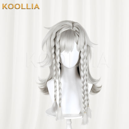 Reverse: 1999 Wildberry Long Short Grey Hair Basic Wig