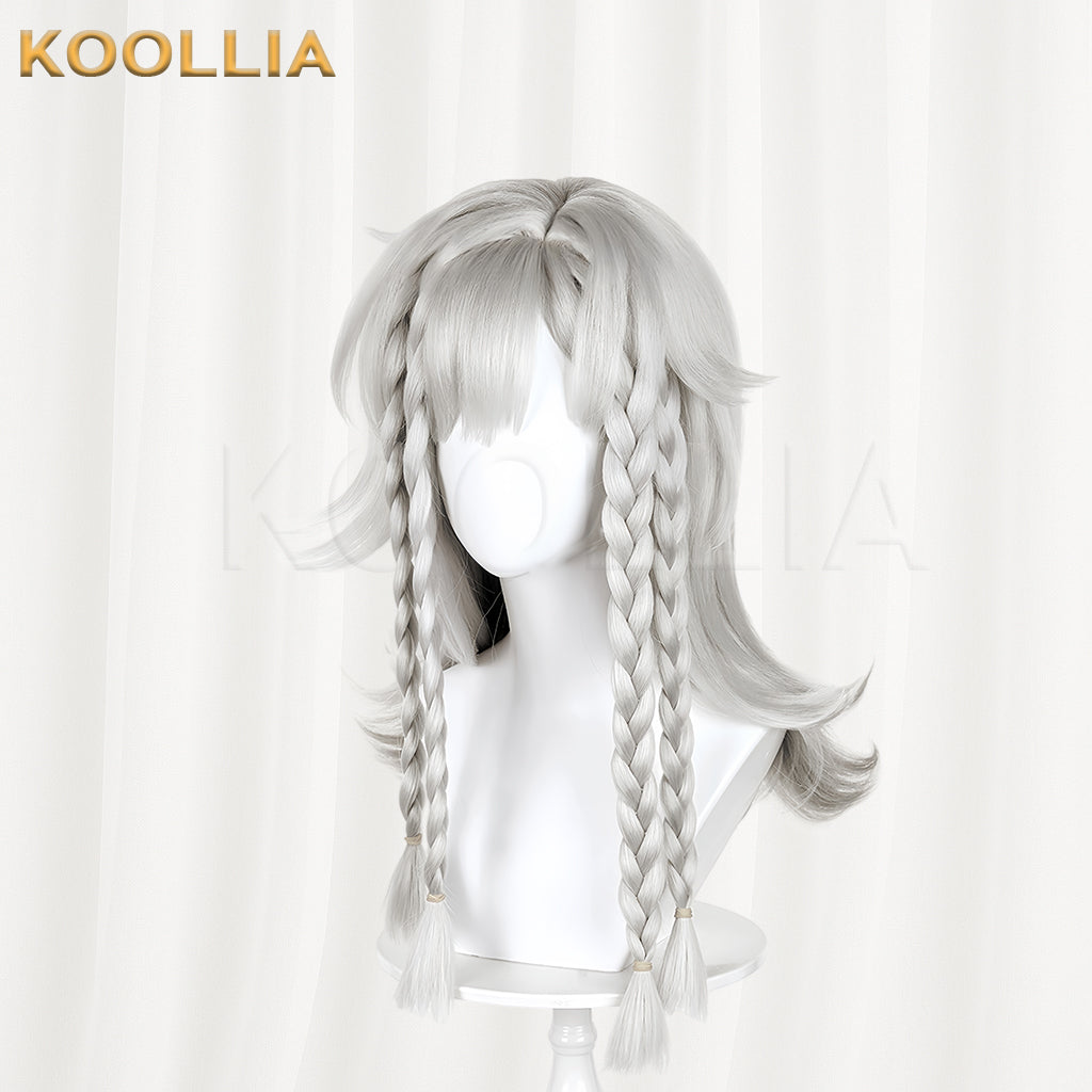 Reverse: 1999 Wildberry Long Short Grey Hair Basic Wig