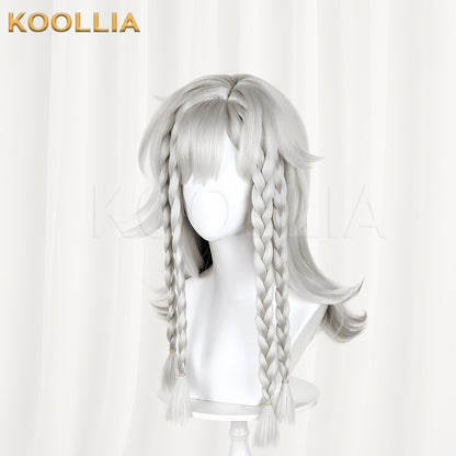 Reverse: 1999 Wildberry Long Short Grey Hair Basic Wig