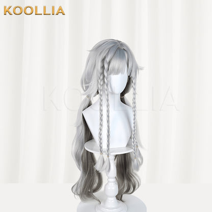 Reverse: 1999 Wildberry Long Short Grey Hair Basic Wig