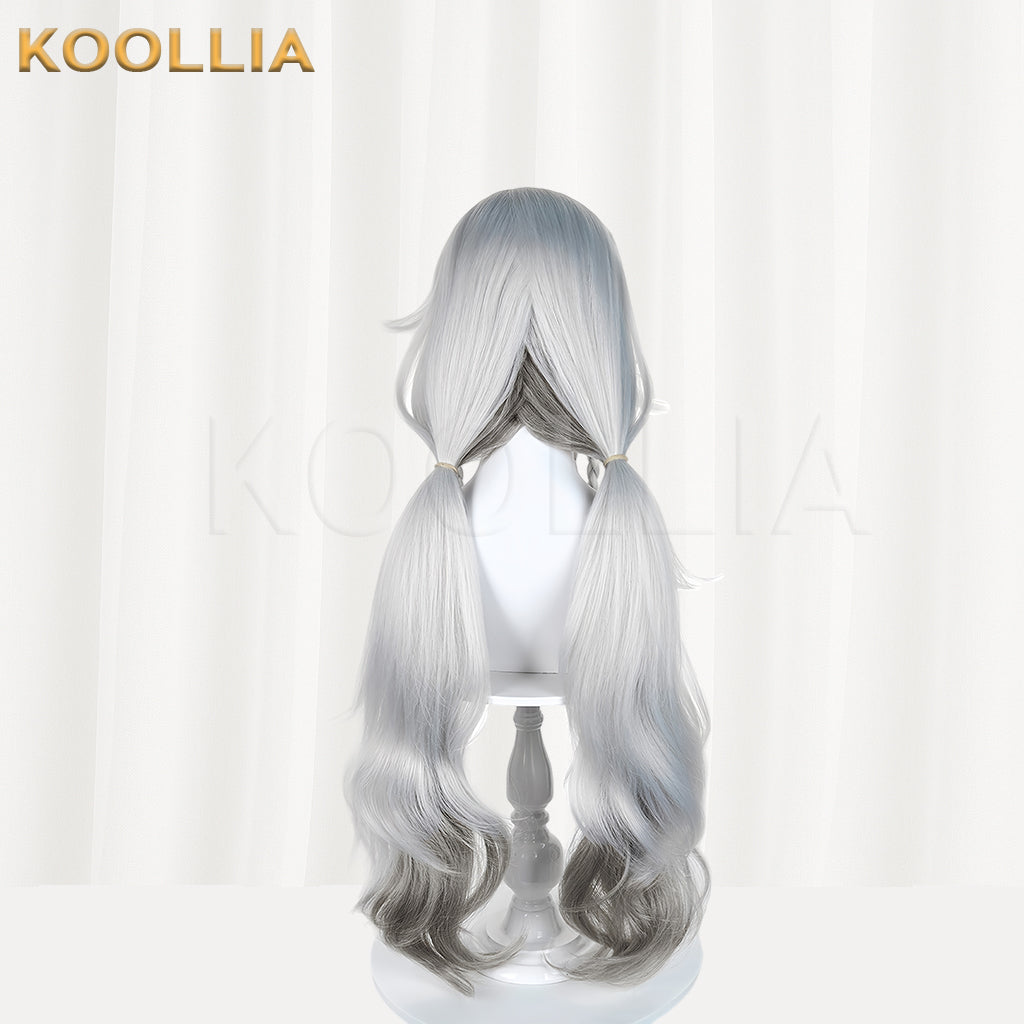 Reverse: 1999 Wildberry Long Short Grey Hair Basic Wig