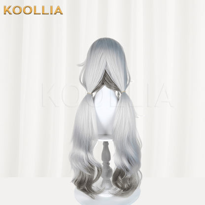 Reverse: 1999 Wildberry Long Short Grey Hair Basic Wig