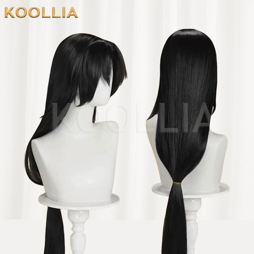 Identity V Wu Chang Long Black Hair Basic Wig