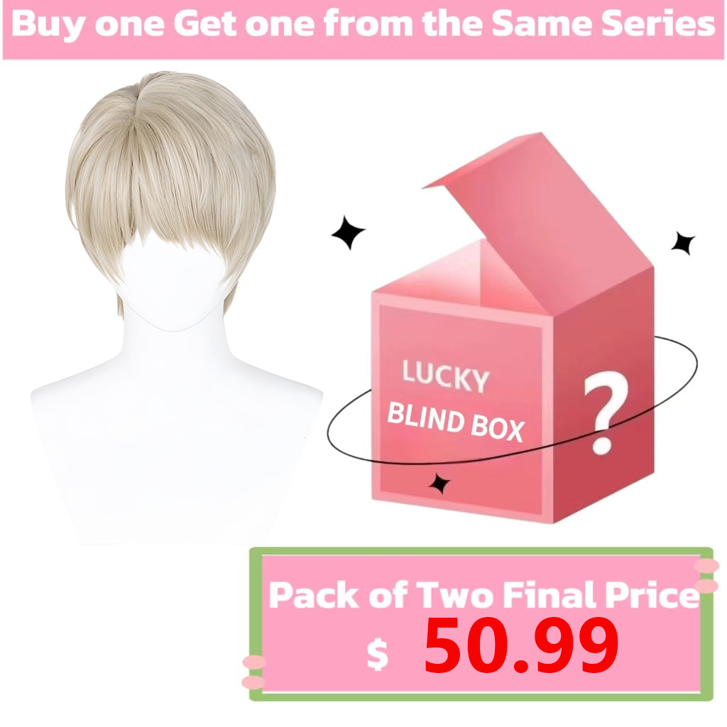Love and Deepspace Xavier Short Grey Hair Basic Wig
