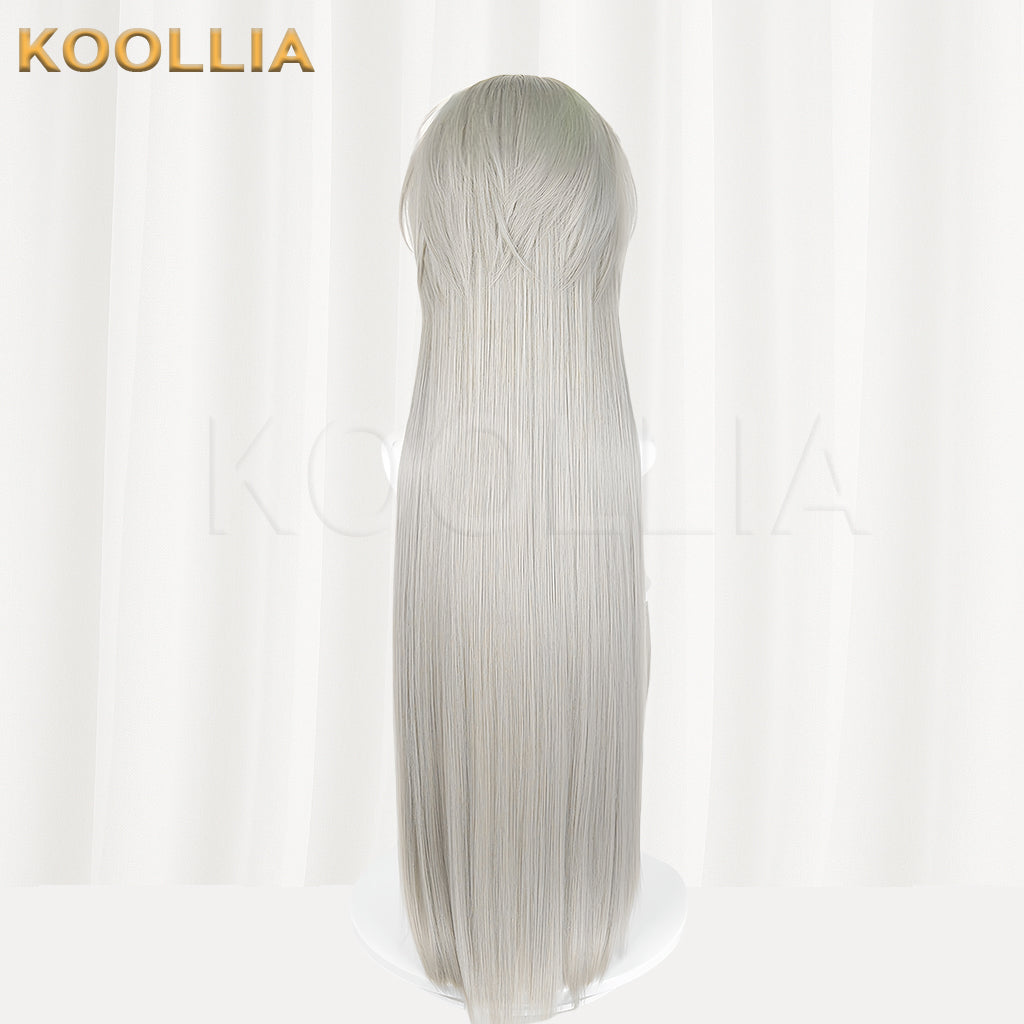 Love and Deepspace Xavier(Dark King) Long Grey Hair Basic Wig