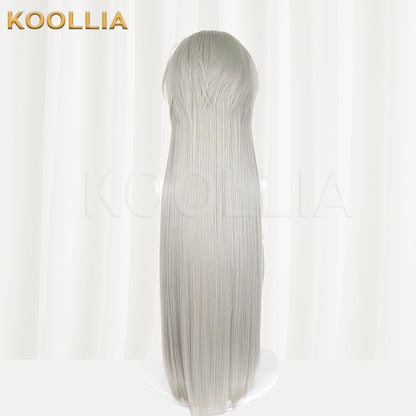 Love and Deepspace Xavier(Dark King) Long Grey Hair Basic Wig