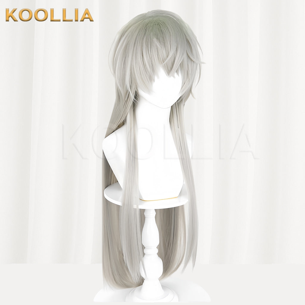 Love and Deepspace Xavier(Dark King) Long Grey Hair Basic Wig