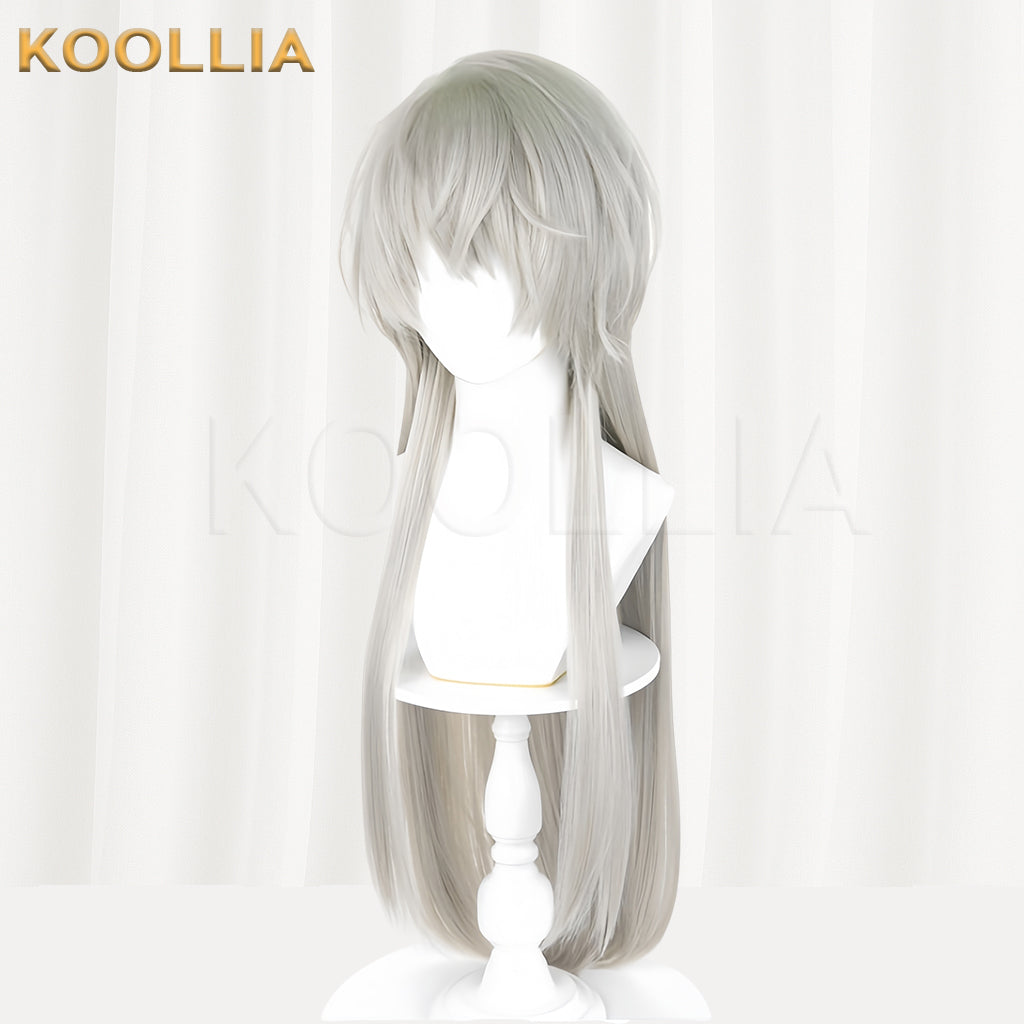 Love and Deepspace Xavier(Dark King) Long Grey Hair Basic Wig