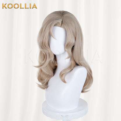 Luo Xiaohei Xi Muzi Medium-long Blonde Hair Basic Wig