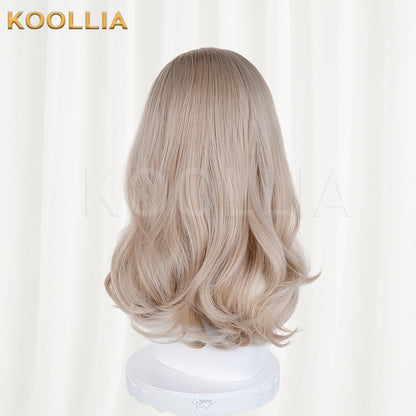 Luo Xiaohei Xi Muzi Medium-long Blonde Hair Basic Wig