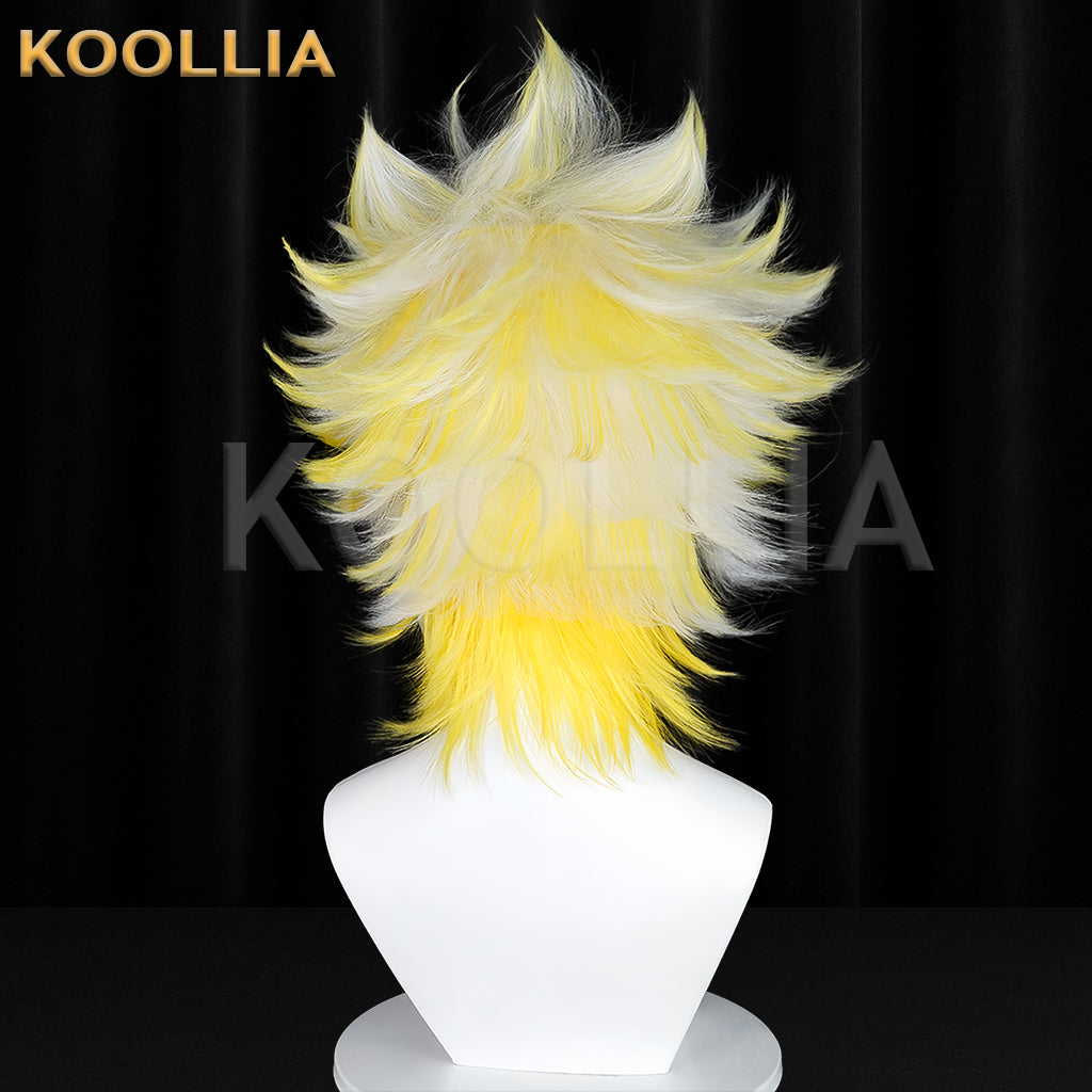 Honor of Kings Yao Long Yellow White Hair Basic Wig