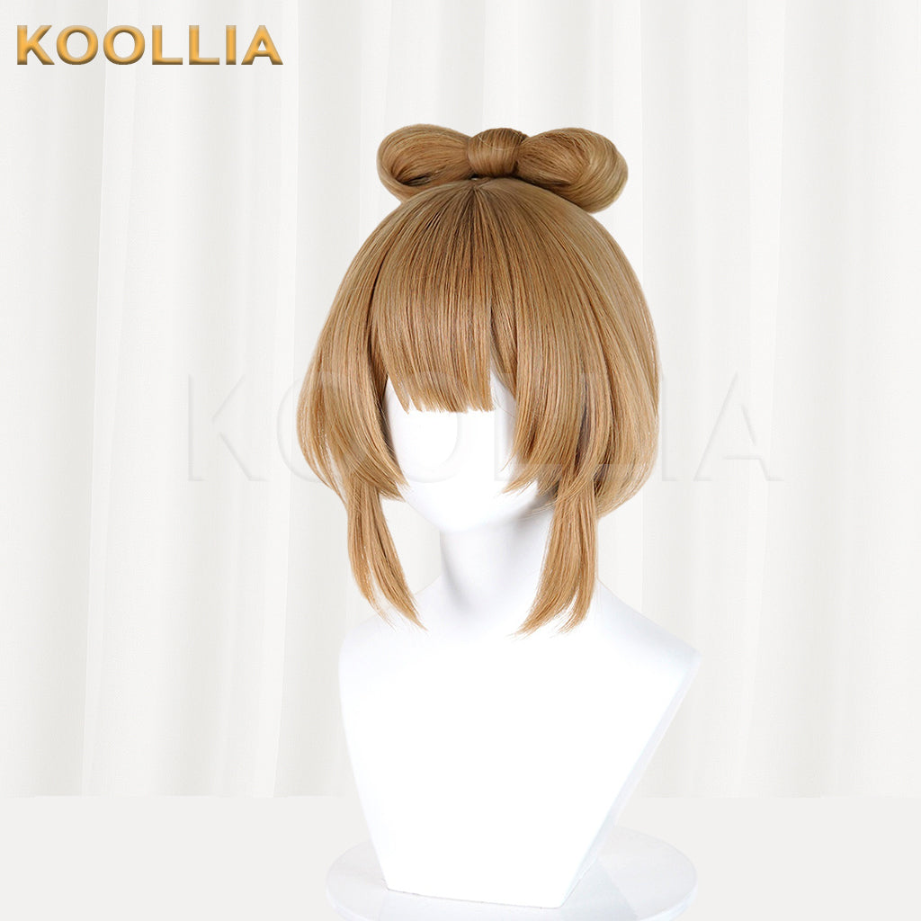 Genshin Impact Yaoyao Lantern Rite Short Brown Hair Basic Wig