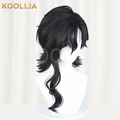 Honor of Kings Yi Xing Long Blue/Black Hair Basic Wig