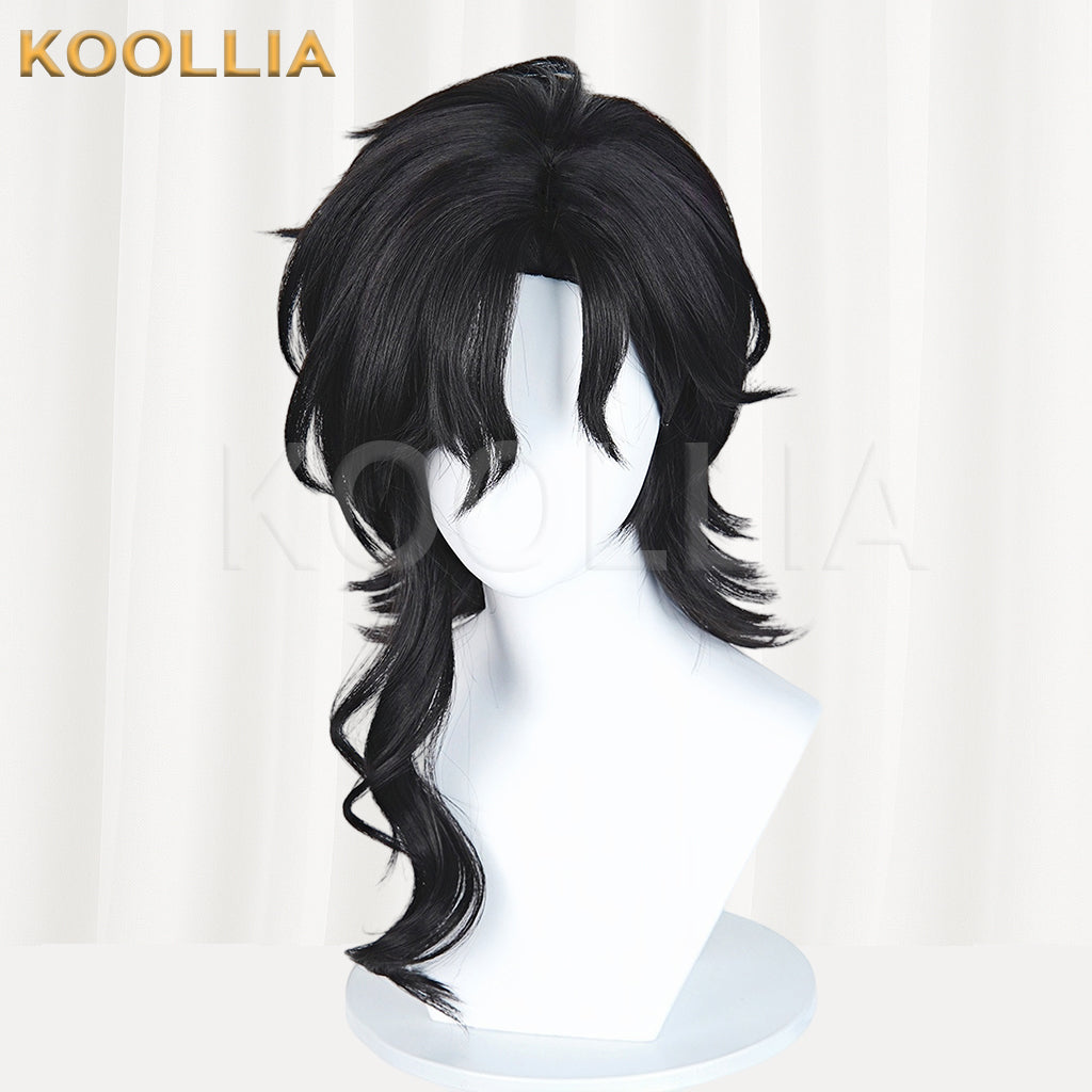 Honor of Kings Yi Xing Long Blue/Black Hair Basic Wig