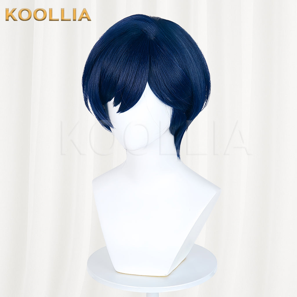 Plaything Yoon Garam Short Bule Hair Basic Wig