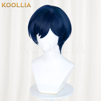 Plaything Yoon Garam Short Bule Hair Basic Wig