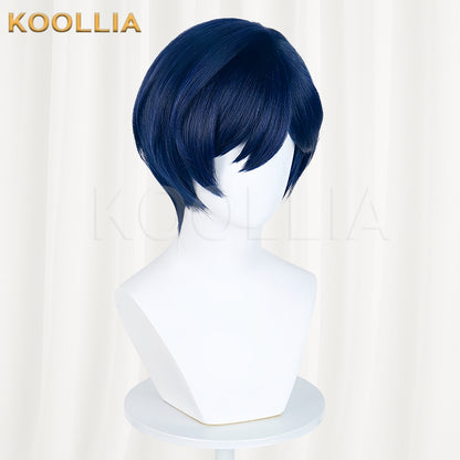 Plaything Yoon Garam Short Bule Hair Basic Wig