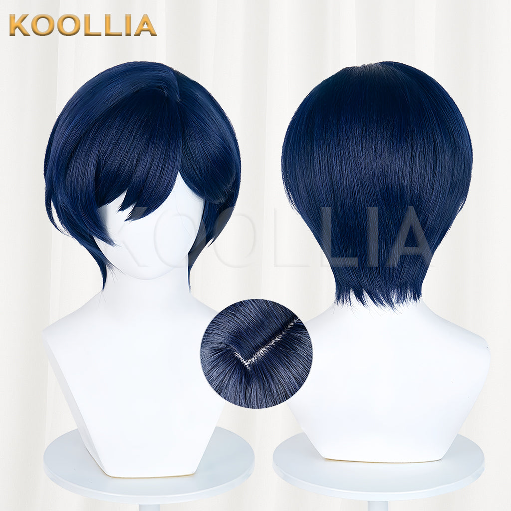 Plaything Yoon Garam Short Bule Hair Basic Wig