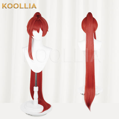 Wuthering Waves Yinlin Long Red Hair Basic Wig