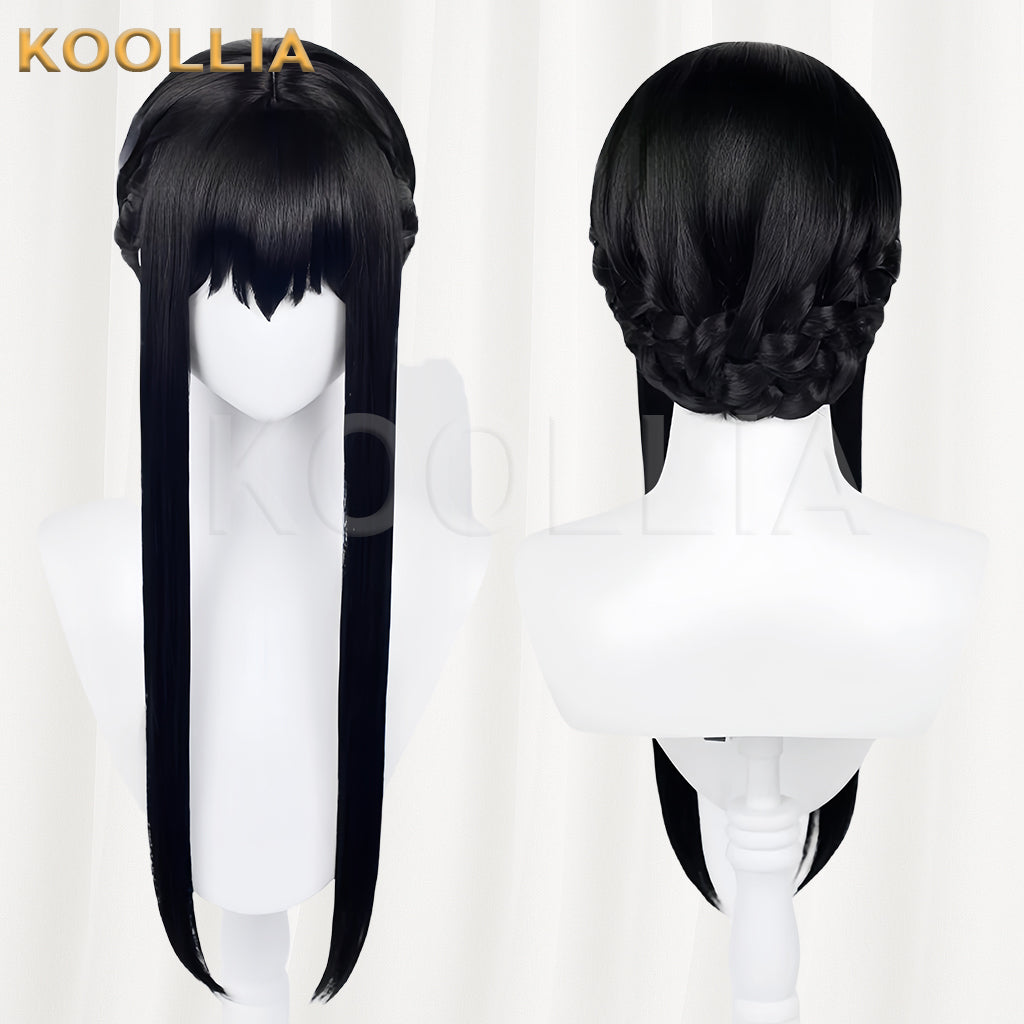 SPY¡ÁFAMILY Yor Long Black Hair Basic Wig
