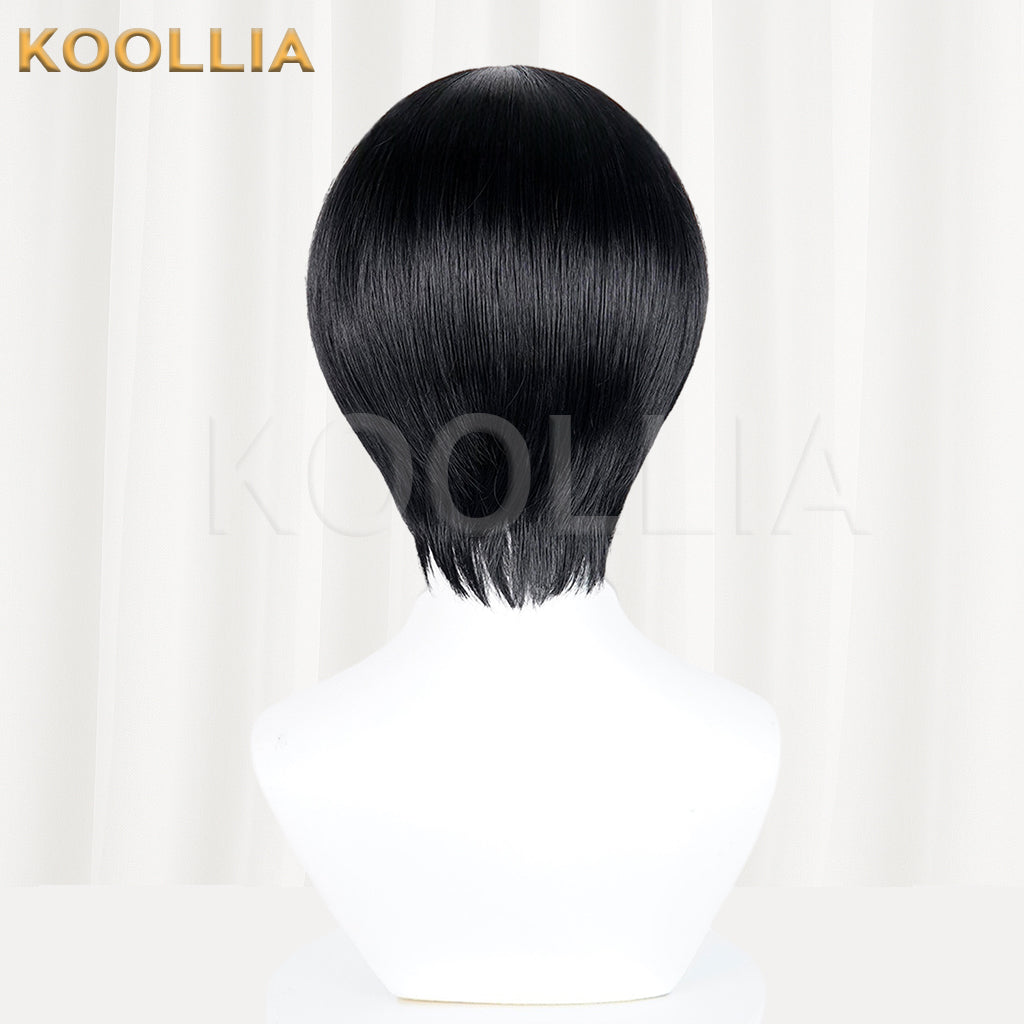 The Summer Hikaru Died Yoshiki Tsujinaka Short Black Hair Basic Wig