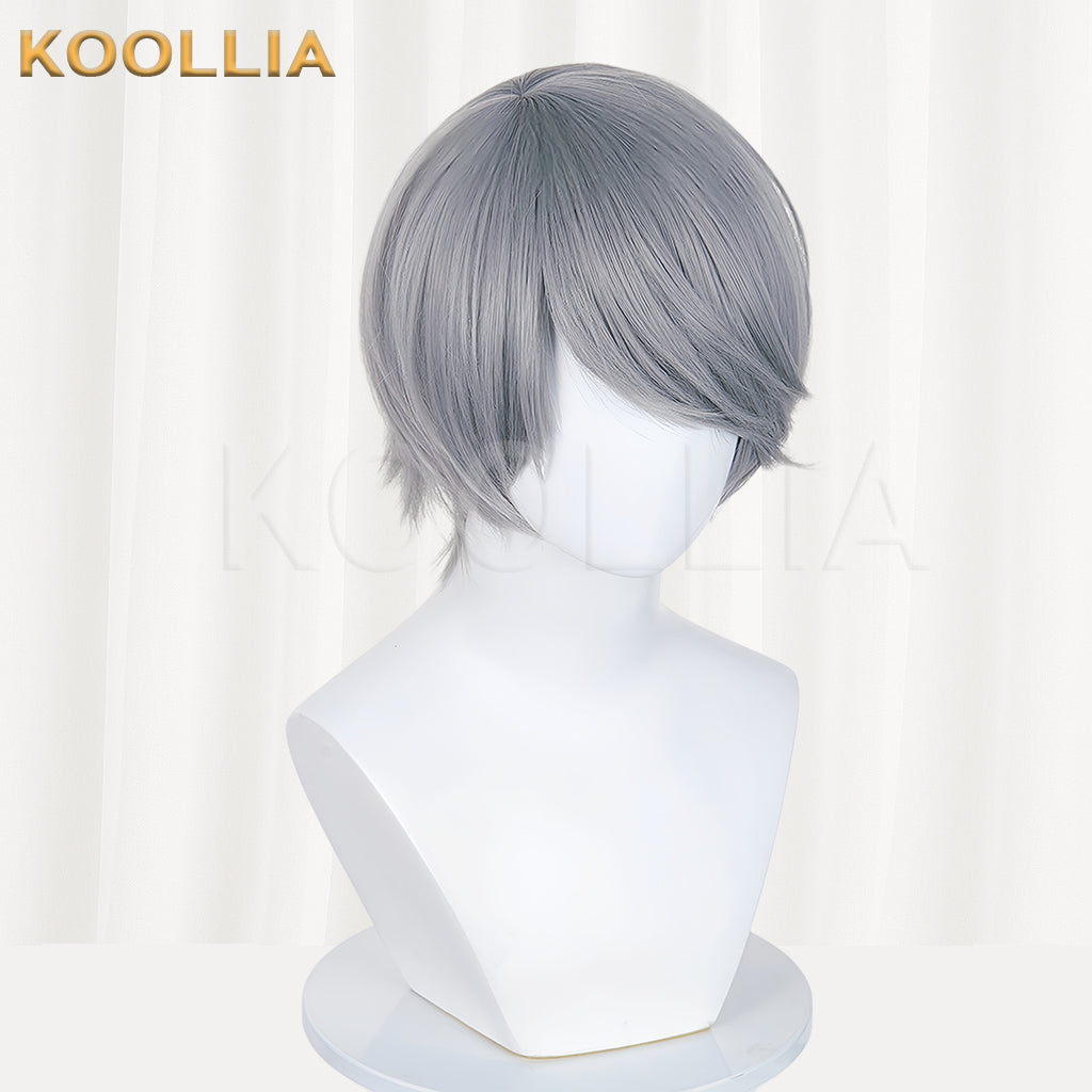 Persona 4 Yu Narukami Short Silver Hair Basic Wig
