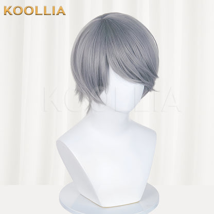 Persona 4 Yu Narukami Short Silver Hair Basic Wig