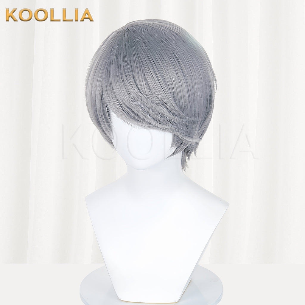 Persona 4 Yu Narukami Short Silver Hair Basic Wig