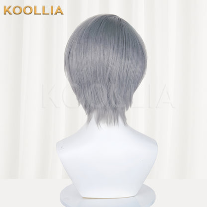 Persona 4 Yu Narukami Short Silver Hair Basic Wig