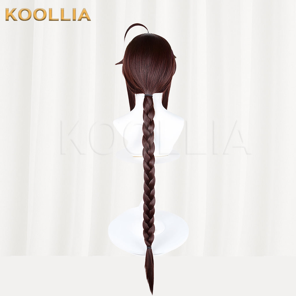 Virtual Singer Yuezheng Ling Long Brown Hair Basic Wig